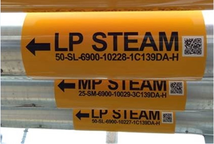 Pipe Label Example