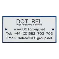 DOT-REL Rigid Engraving Laminate Labels